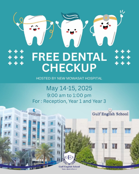 Free Dental Checkup at Gulf English School - 14-15 May 2025